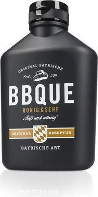 Obrázek produktu pro BBQUE Grilovací omáčka Medová hořčice sladká a pikantní ideální na grilování 400ml