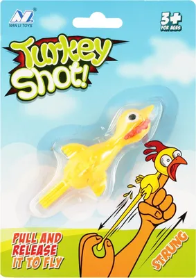 Produktbild von Fingerschleuder Gummi Huhn MEGA CREATIVE 547682