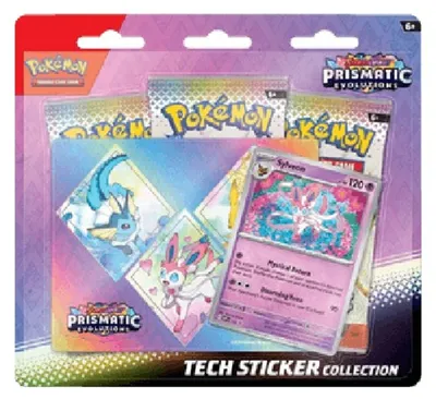 Obrázok produktu pre Pokemon Prismatic Evolutions: Sylveon Tech Nálepka Collection