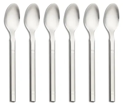 Immagine prodotto di Set di 6 piccoli cucchiaini da caffè – acciaio inossidabile, ideali per dessert ed espresso