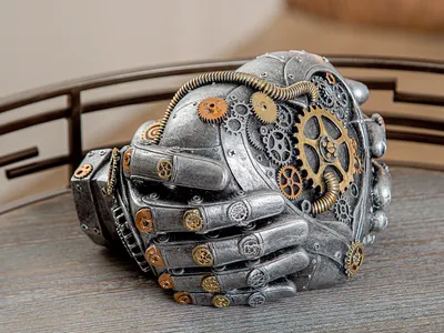 Obrázok produktu pre Gilde Skulptur Steampunk Herz i.Händen
