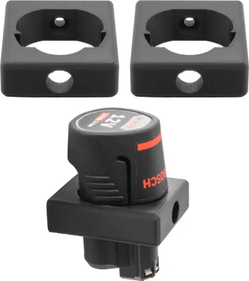 Produktbild von 2x Akku Halter für Bosch 12V Halterung Akku Wandhalter Wandhalterung Bosch Akku 12V