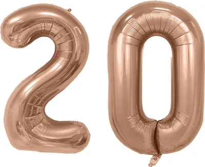 Image de Set - Ballon en aluminium - Or rose/16 pouces - 2 + 0