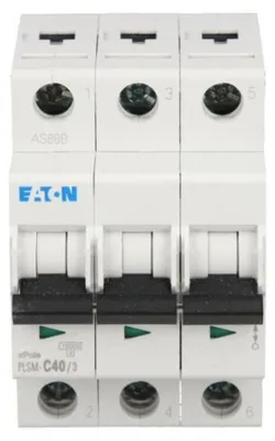 Produktbild von Leistungsschalter 3P C 40A 10kA AC PLSM-C40/3-MW 242478