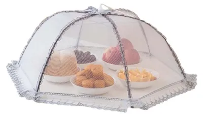 Lebensmittelnetz 61 cm, faltbare Fruchthaube gegen Insekten, 1 Stück