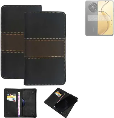 Produktbild von K-S-Trade Hülle Handyhülle kompatibel mit Realme C65 5G Schutzhülle Walletcase Bookstyle Tasche Schutz Case Handytasche Wallet Cover Kunstleder
