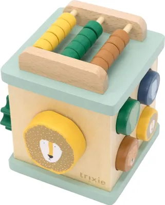 Produktbild von TRIXIE BABY Motorikspielzeug Kleiner Aktivitätswürfel aus Holz