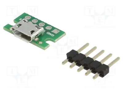 Immagine prodotto di 1 modulo: Adattatore USB B micro, con connettore USB Micro-B
