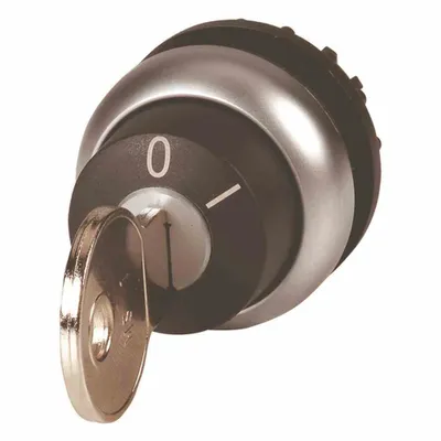Produktbild von Eaton M22-WS - Schlüsselschalter - Kunststoff - Schwarz - Silber - IP66 - 29,7 mm - 39,6 mm