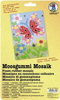 Produktbild von Moosgummi Mosaik Schmetterling