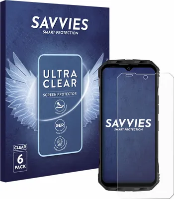 Produktbild von 6x Für Doogee V Max S Schutzfolie Savvies Displayschutz Display Schutz Folie Klar Transparent