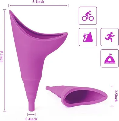 Image de Urinal en silicone pour femmes, facile à fabriquer, portable, pour les activités de plein air