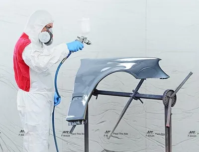 Immagine prodotto di NTools SG 828, pistola a spruzzo HVLP per verniciatura, alimentata ad aria compressa, capacità serbatoio 600 ml | Ugello da 2,5 mm