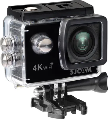 Produktbild von SJCAM SJ4000AIR 4K HD Action-Kamera mit 2-Zoll-IPS-Bildschirm, 16 MP, 170¡ã Weitwinkel, 30 m wasserdicht, unterstuetzt WiFi-Verbindung mit wasserdichten Gehaeuseadaptern