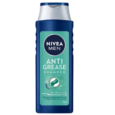 Zdjęcie produktu dla Nivea Men Anti Grease Shampoo szampon oczyszczający do włosów szybko przetłuszczających się 400 ml
