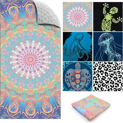 Zdjęcie produktu dla Ręcznik plażowy XXL, 90 x 180 cm, Mikrofibra, Szybkoschnący, na plażę