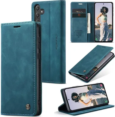 Produktbild von Samsung Galaxy A55 Hülle - CaseMe 013 Klapphülle - Blau