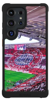 Produktbild von NIVOCASE Hülle für Samsung Galaxy S25 Ultra  Stoßfeste Handyhülle NIVOmax Case Schwarz FC Bayern München FCB Stadion