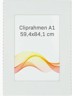Produktbild von RAWWEST.BIS Rahmenloser Bilderrahmen A1 59,4x84,1 cm Cliprahmen mit Kunstglas Plexi