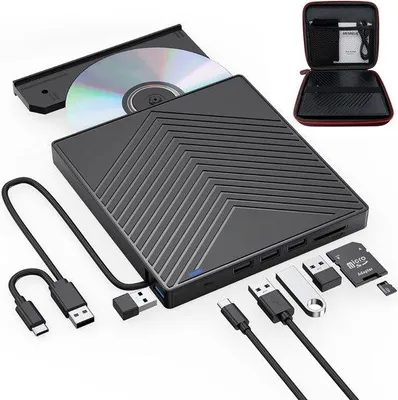 Produktbild von Tragbares externes DVD-Laufwerk für Laptop