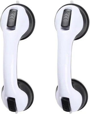 Immagine prodotto di Porta-doccia con maniglia senza fori, supporto per vasca da bagno, porta-doccia con maniglia a ventosa