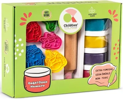 Produktbild von ChildGen Ciastolina naturalna Jednorożec - zestaw kreatywny