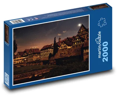 Obrázek produktu pro Puzzle 2000 Historické město v noci - martinpuzzle