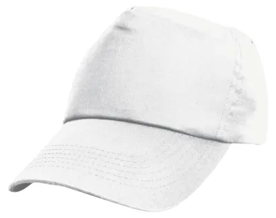 Produktbild von RESULT Kinder Baseball Kappe, einfarbig FK630 (Einheitsgröße) (Weiß)