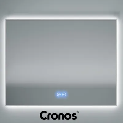 Zdjęcie produktu dla Lustro podgrzewane Cronos prostokątne 80x60cm