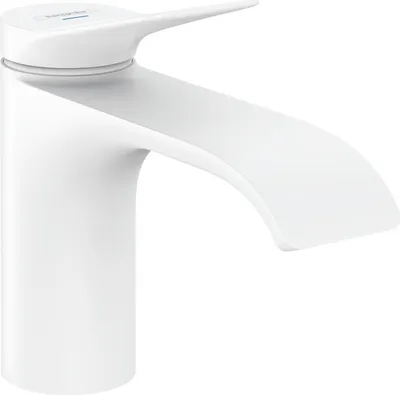 Zdjęcie produktu dla hansgrohe Einhebelmischer Waschtisch Standventil kalt ohne Ablaufgarnitur Vivenis ComfortZone 80 mattweiß