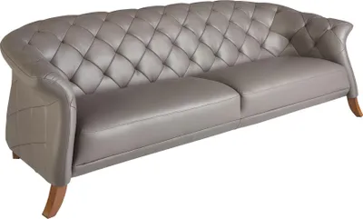 Obrázek produktu pro Angel Cerdá Chester pohovka 3místná šedá kůže 6188