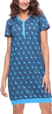Image de Chemise de nuit pour femme Merry Style MS10-183 (Oie bleue, S)
