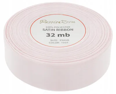 Produktbild von PassionRoom Satinband Hellrosa Dekorband 25mm