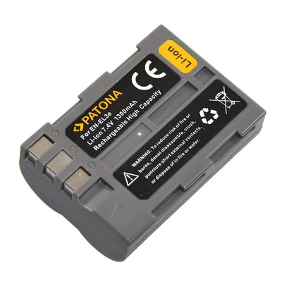 Immagine prodotto di Batteria Nikon EN-EL3E 1300mAh agli ioni di litio