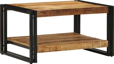 Produktbild von vidaXL Couchtisch 70x50x38 cm Raues Massivholz Mango