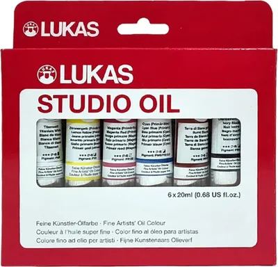 Obrázek produktu pro Lukas Studio Sada olejových barev 6 x 20 ml