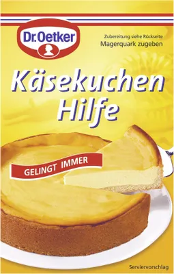 Produktbild von Dr. Oetker Käsekuchen Hilfe 58g