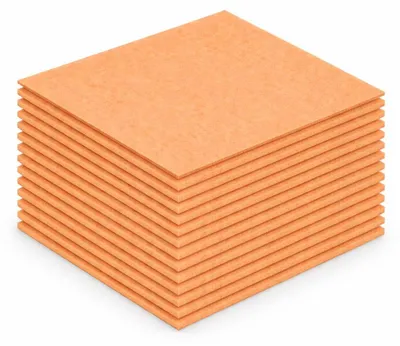 Immagine prodotto di Set da 15 salviette in spugna arancioni - Salviette per i piatti estremamente assorbenti - Salviette per la pulizia - Salviette multiuso - Salviette in spugna per la cucina e la casa - Salviette per i piatti - Salviette da cucina riutilizzabili