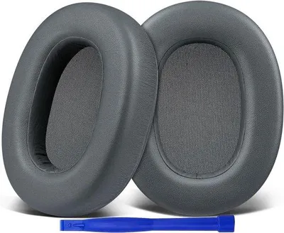 Productafbeelding van Vervangende Earpads van Kunstleer voor Over-Ear Noise Canceling Hoofdtelefoons, Geluidsisolerende Oorkussens met Comfortabele Schuimvulling