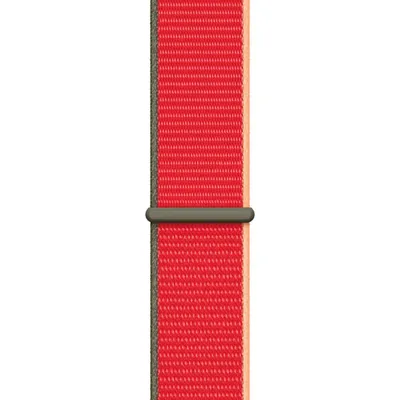 Produktbild von Apple MJG33ZM/A Intelligentes tragbares Accessoire Band Rot Nylon