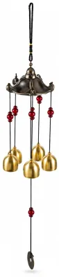 Windgong aus Metall, 65 cm, Glücks-Feng-Shui, für Garten und Heim