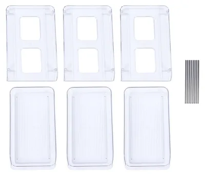 Productafbeelding van 3-laags organizer en opbergruimte onder de spoelbak, uitschuifbaar multifunctioneel stapelrek voor de keuken, badkamer of provisiekelder