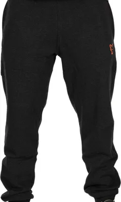 Produktbild von Fox Collection Black & Orange Joggers - Angelhose, Größe:XXXL