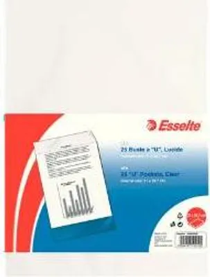 Image de Esselte 395901000 Enveloppe Transparent 25 pièce(s)