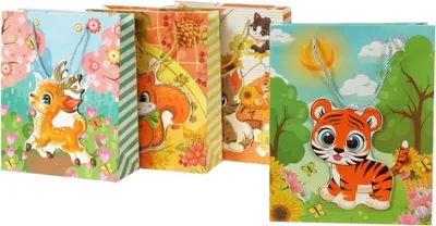 Produktbild von Geschenktüte 32 x 26 x 10 cm MIX – ADAR