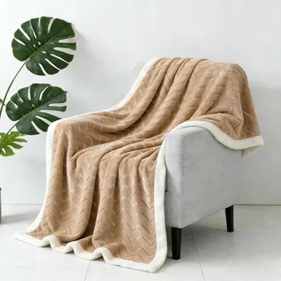 Obrázok produktu pre Flísová deka Sherpa, mäkká, 150 x 200 cm, vhodná na posteľ a sedačku