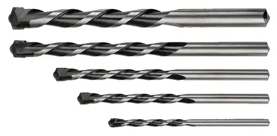 Produktbild von GRAPHITE Betonbohrer, 5-er Set, hartmetallbestückt, 4 x 75, 5 x 100, 6 x 100, 8 x120, 10 x 120 mm