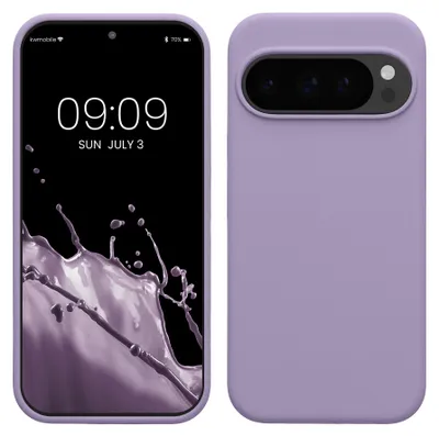 Produktbild von kwmobile Handyhülle für Google Pixel 10 / Pixel 10 Pro Hülle - Case Silikon - Kabelloses Laden - Schutzhülle Cover in Veilchen Lila