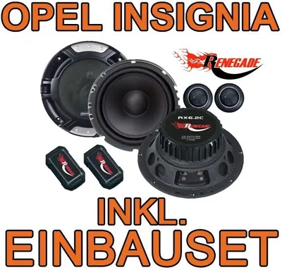 Produktbild von Renegade RX 6.2c - 16,5cm Komponenten-System für Opel Insignia - justSOUND