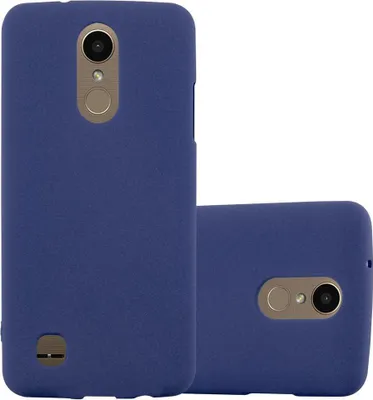 Produktbild von Cadorabo Schutzhülle für LG K10 2017 Hülle in Blau Handyhülle TPU Etui Cover Case